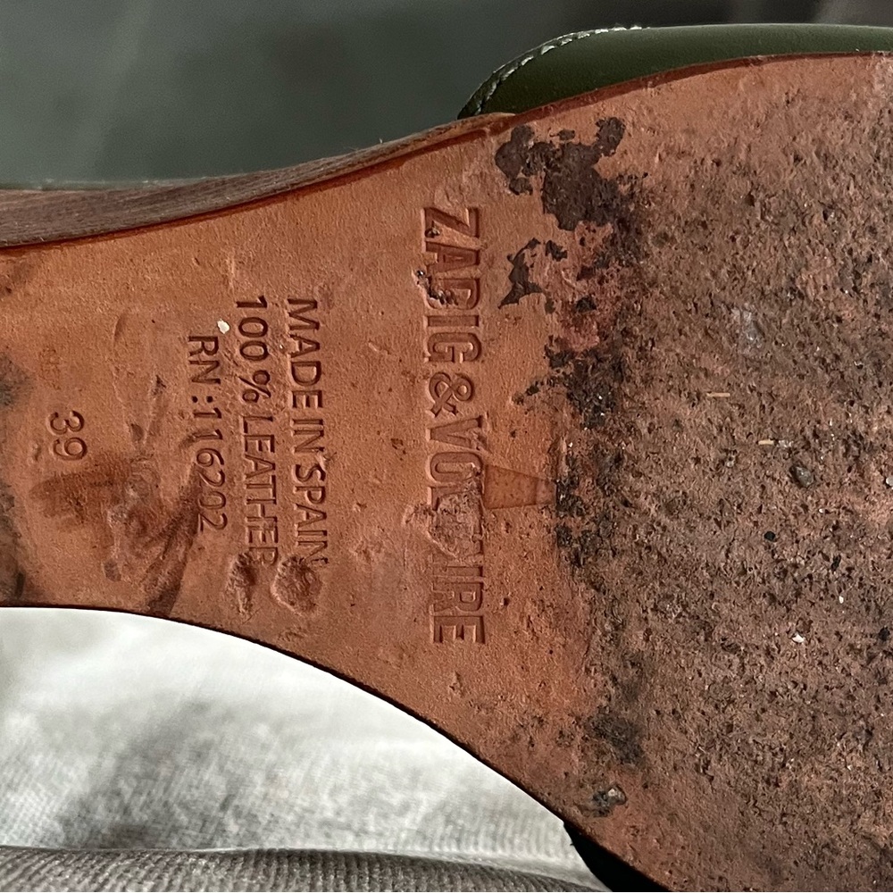 Zadig & Voltaire heeled wedge studded sandals for all seasons - edgy, cool, sexy - Picture 6 of 6